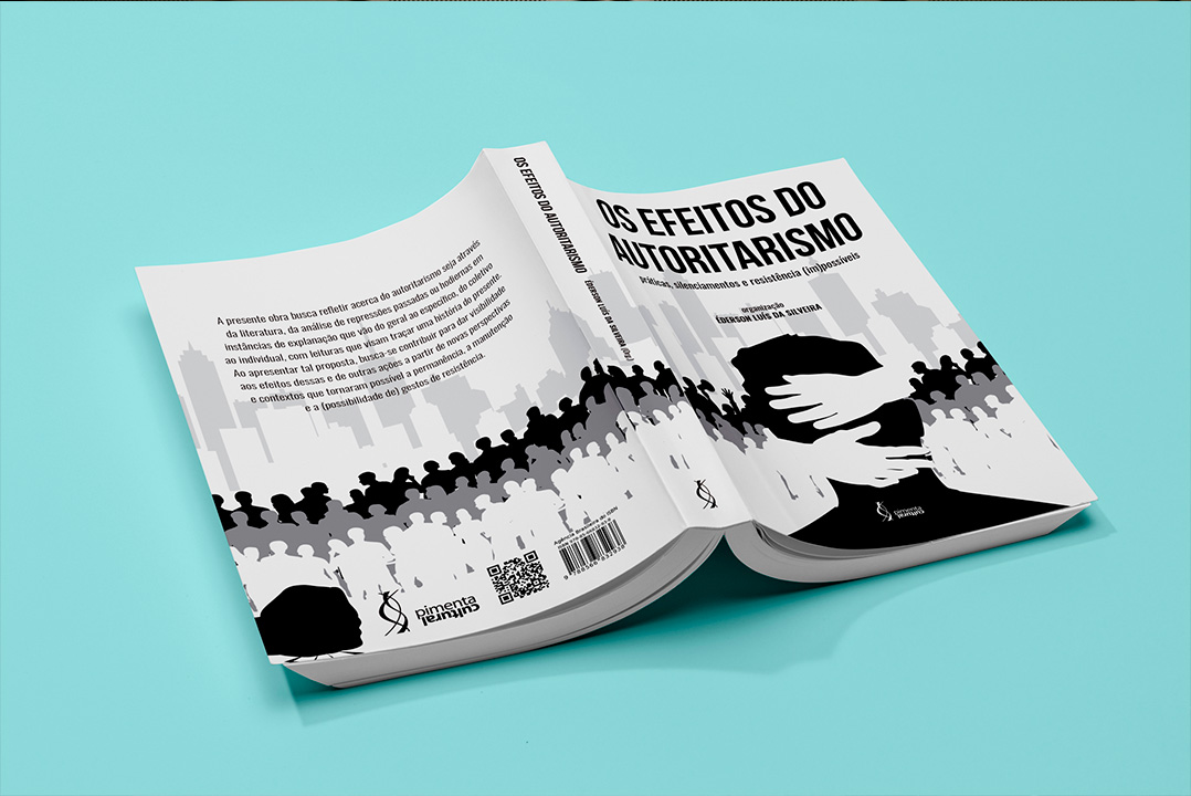 design-criacao-visual-capa-de-livro Imagem demonstrativa de arte de capa de livro desenvolvido para o cliente Pimenta Cultural.