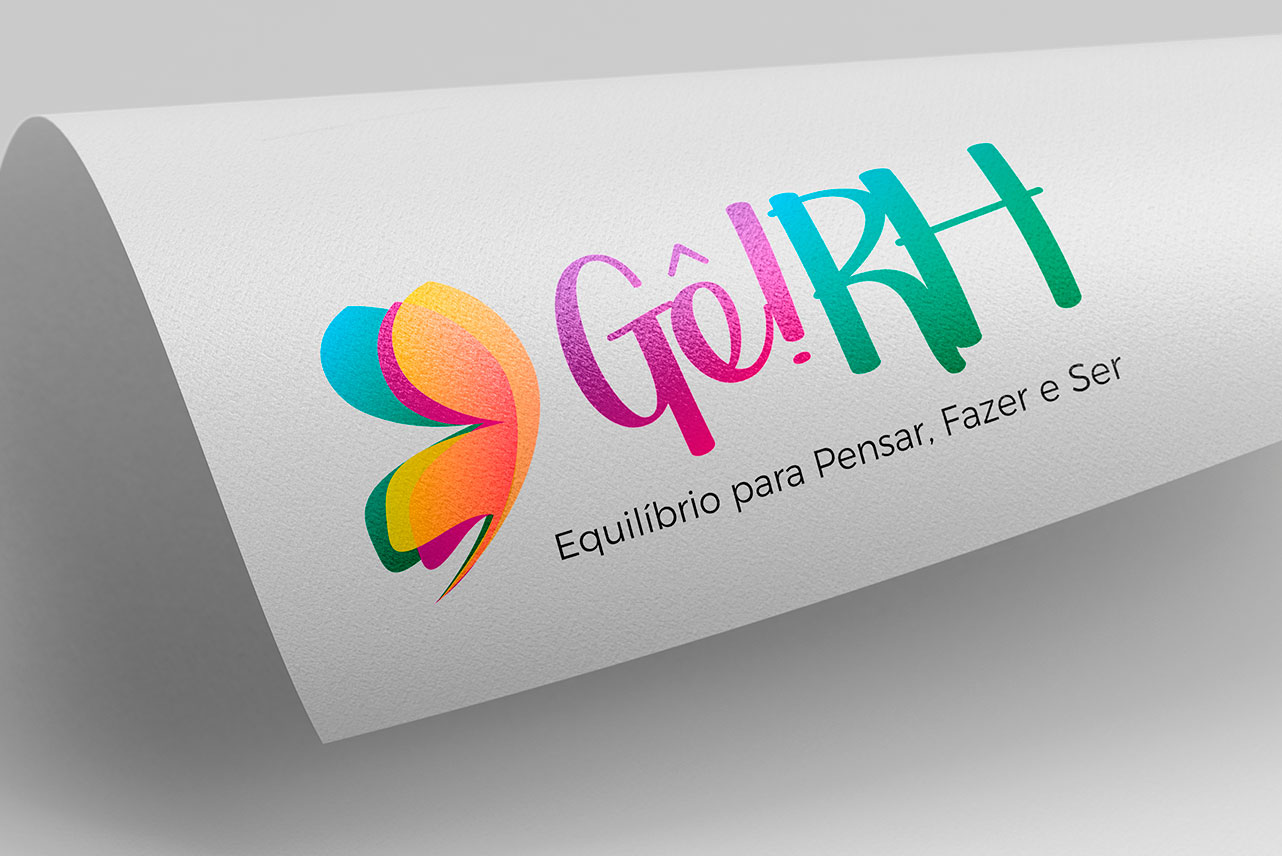 design-identidade-visual Imagem demonstrativa da identidade visual desenvolvida para o cliente Gê!RH Consultoria.
